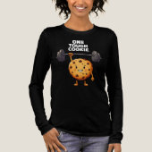 Grappige Taai Cookie Halter Hefend Tri-Blend Shirt (Voorkant)