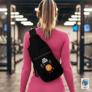 Grappige Taai Koekje Hanteert Halter Sling Bag