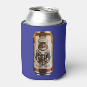 Grappige Tabby Bier Blikjeskoeler (Blikje Voorkant)
