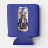 Grappige Tabby Bier Blikjeskoeler (Achterkant)