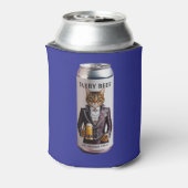 Grappige Tabby Bier Blikjeskoeler (Blikje Achterkant)