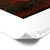 Grappige Tabby Cat Art Poster (Hoek)