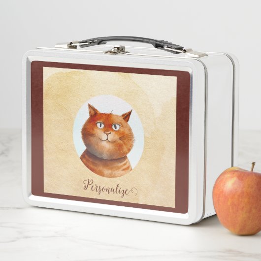 Grappige Tabby Cat Feline gepersonaliseerd (In situ)