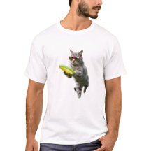 Grappige Tabby Disc Golfer