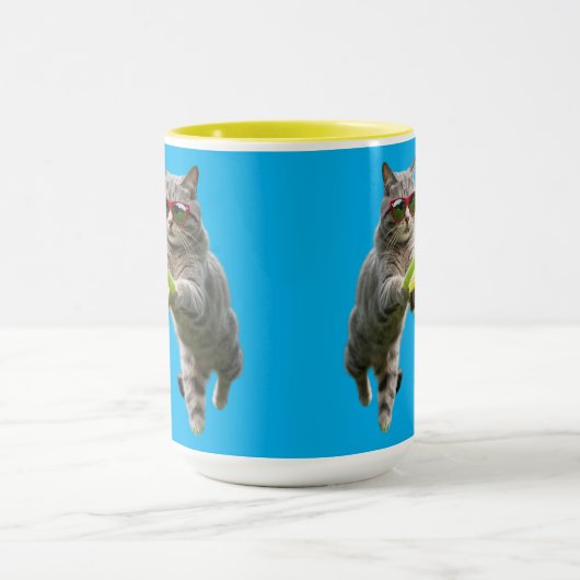 Grappige Tabby Discgolf Mok (Midden)