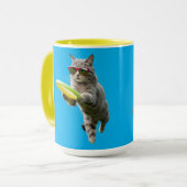 Grappige Tabby Discgolf Mok (Voorkant links)