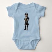 Grappige Tabby Piraat Romper (Voorkant)