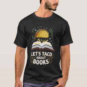 Grappige Taco Boeken Mexicaanse Lezen Leraar Boek  T-shirt