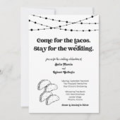 Grappige Taco bruiloft uitnodiging (Voorkant)