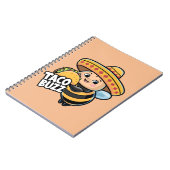 Grappige Taco Buzz Hommel Notitieboek (Linkerzijde)
