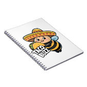 Grappige Taco Buzz Hommel Notitieboek (Rechterzijde)