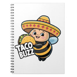 Grappige Taco Buzz Hommel Notitieboek