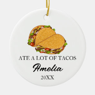 Grappige Taco Cadeaus Ornament Aangepaste Taco Lie
