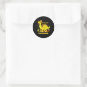 Grappige Taco Dinosaurus Cinco De Mayo Feest Mexic Ronde Sticker (Tas)