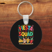 Grappige taco feest squad cinco de mayo sleutelhanger (Voorkant)