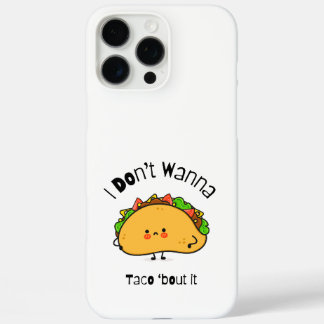 Grappige taco ik wil niet taco 'over het iPhone 16 pro max hoesje