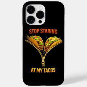 Grappige taco liefhebber stop met staren Case-Mate iPhone 14 pro max hoesje