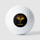 Grappige taco liefhebber stop met staren golfballen (Voorkant)