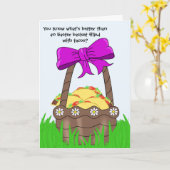 Grappige Taco Lover Paas Kaart (Gele Bloem)