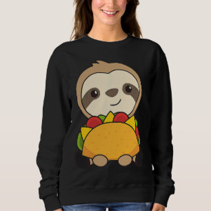 Grappige taco luiaard schattig dier trui