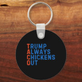 Grappige Taco Meme Trump Piept Altijd Tarief M Sleutelhanger (Voorkant)