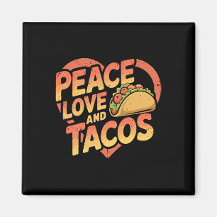 Grappige Taco Mexicaanse Food Lover Cinco de Mayo Magneet