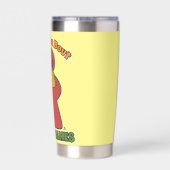 Grappige Taco Over Bordspellen Meeple Art Geïsoleerde Drinkbeker (Achterkant)