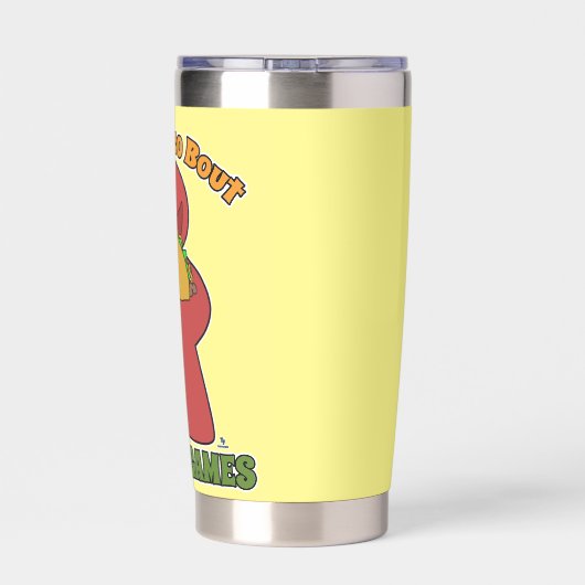 Grappige Taco Over Bordspellen Meeple Art Geïsoleerde Drinkbeker (Achterkant)