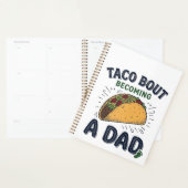 Grappige Taco Over Worden Vader Zwangerschap Aanko Planner (Display)