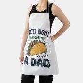 Grappige Taco Over Worden Vader Zwangerschapsaanko Schort (Insitu)