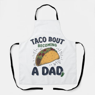 Grappige Taco Over Worden Vader Zwangerschapsaanko Schort