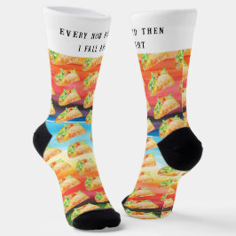 Grappige Taco Soks | Af en toe val ik uit elkaar Sokken