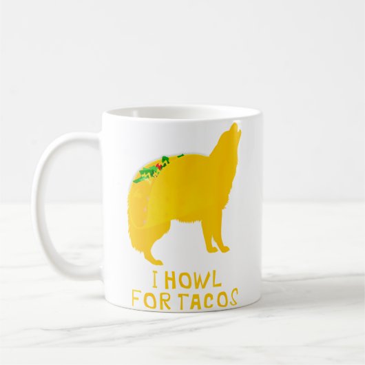 Grappige Taco Taco Dinsdag Wolf Koffiemok (Links)