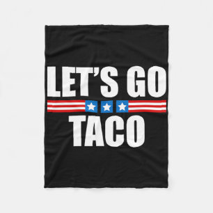 Grappige Taco Trump altijd kippen uit - 4 juli Fleece Deken