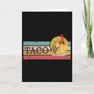 Grappige Taco Trump Kijkt Altijd Op Zijn Achterste Kaart