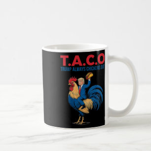 Grappige Taco Trump Kippen Taco Mexicaans Eten Koffiemok