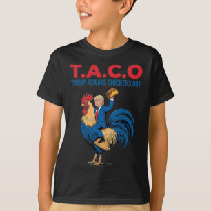 Grappige Taco Trump Kippen Taco Mexicaans Eten  T-shirt