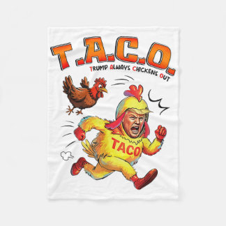 Grappige Taco Trump Kipt Altijd Shirt Mannen Wo Fleece Deken
