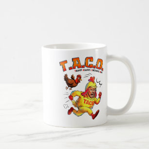 Grappige Taco Trump Kipt Altijd Shirt Mannen Wo Koffiemok