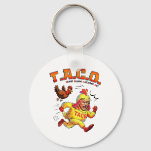 Grappige Taco Trump Kipt Altijd Shirt Mannen Wo Sleutelhanger