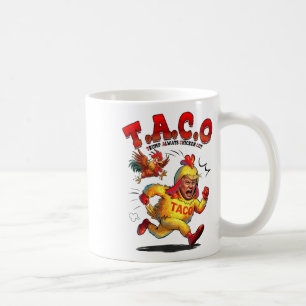 Grappige Taco Trump Kipt Altijd Shirt Mannen Wom Koffiemok