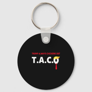 Grappige Taco Trump Piept Altijd Uit T.a.c.o 4  Sleutelhanger