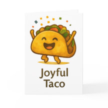 Grappige Taco Verjaardagskaart Groet