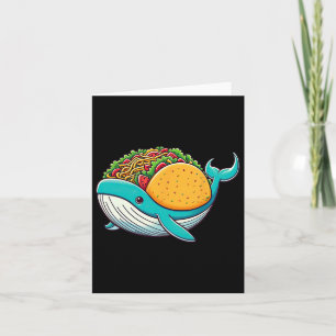 Grappige Tacos Walvis Oceaan Kinderen Mannen Vrouw Kaart