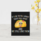 Grappige taco's zijn OK om geestelijke gezondheid  Kaart (Gele Bloem)