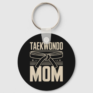 Grappige Taekwondo Moeder Sleutelhanger