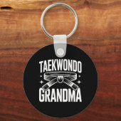 Grappige Taekwondo Oma Sleutelhanger (Voorkant)
