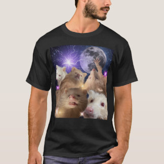 Grappige Taf Albino Wasbeer T-shirt