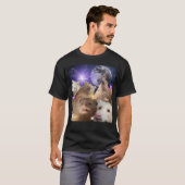 Grappige Taf Albino Wasbeer T-shirt (Voorkant volledig)