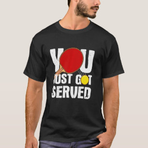 Grappige Tafel Tennis Voor Mannen Vrouwen Ping Pon T-shirt